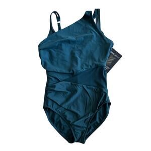 Miraclesuit Illusionist Azura Shaping Swimsuit One Piece US 10 - Aegean/Teal